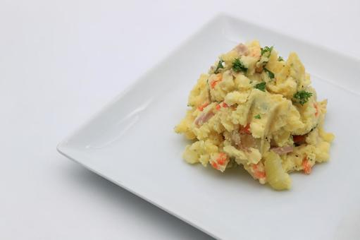 自家栽培きたあかりで作ったポテトサラダ ポテトサラダ,ポテト,ジャガイモの写真素材