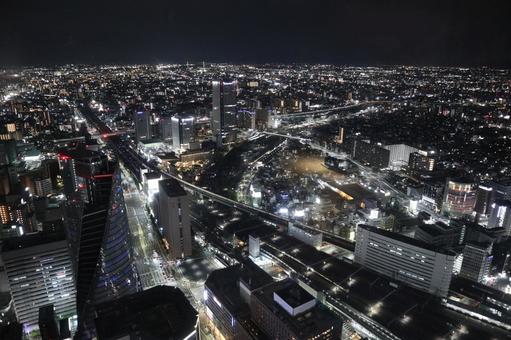 Nagoya night view, JPG Nagoya night view, JPG