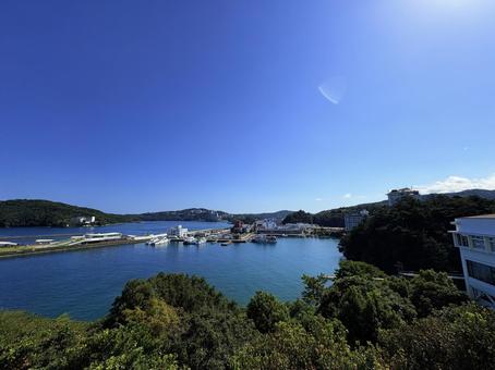 海を見下ろすパノラマビュー 海を見下ろすパノラマビュー 絶景,海の景色,パノラマビューの写真素材