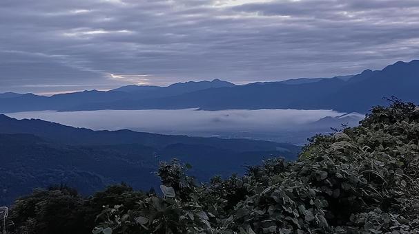 魚沼スカイライン・雲海 雲海,山,空の写真素材