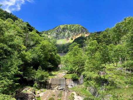 日光白根山 日光白根山 日光白根山,白根山,山の写真素材