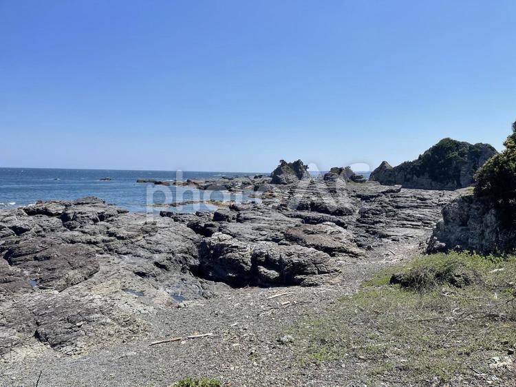 和歌山県　海岸　 癒し,青空,天気の写真素材