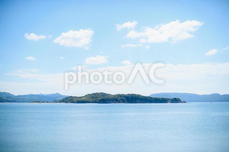 小豆島から見る瀬戸内海 小豆島,離島,島々の写真素材