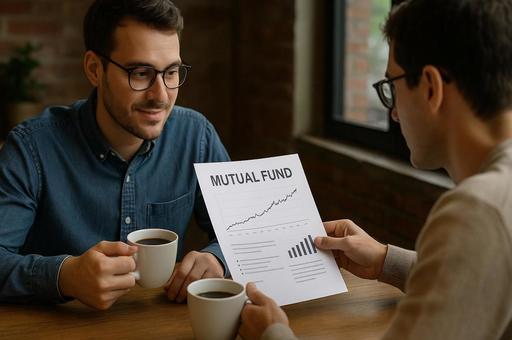 上昇示すMutualFund資料 上昇示すMutualFund資料の写真