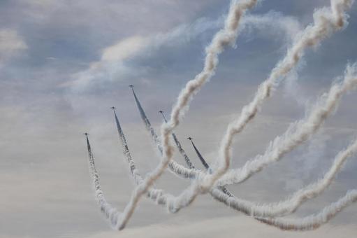 Blue Impulse Exhibition Flight, JPG