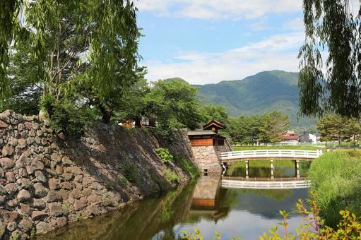 松代城3 松代城3 晴れ,木,風景の写真素材