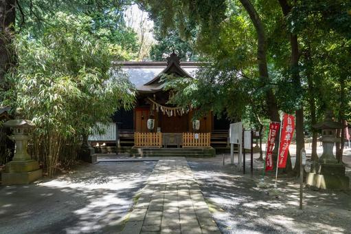 埼玉 氷川女体神社 拝殿 埼玉 氷川女体神社 拝殿の写真