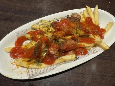 カリーヴルスト カリーヴルスト カリーヴルスト,カレーヴルスト,ソーセージの写真素材