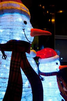 福岡タワー入口周辺のクリスマス飾り9 風景,日本,九州の写真素材