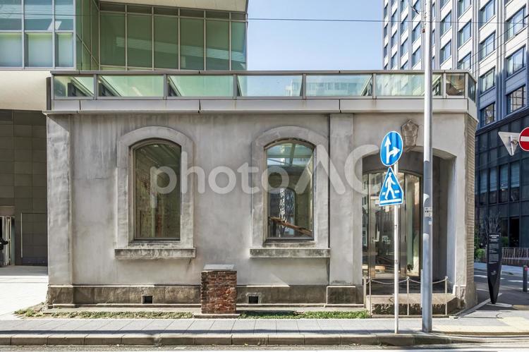 旧横浜居留地48番館の遺構 旧横浜居留地48番館,横浜市,横浜の写真素材