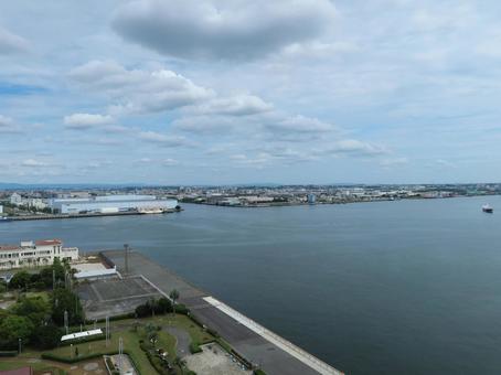 View from Nagoya Port Building, east side, JPG