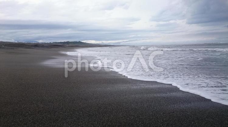 砂浜・ビーチ・海・波 海,空,ビーチの写真素材
