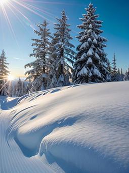 雪原 雪原の写真