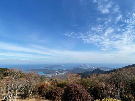 朝熊山頂からの景色 朝熊山頂からの景色の写真