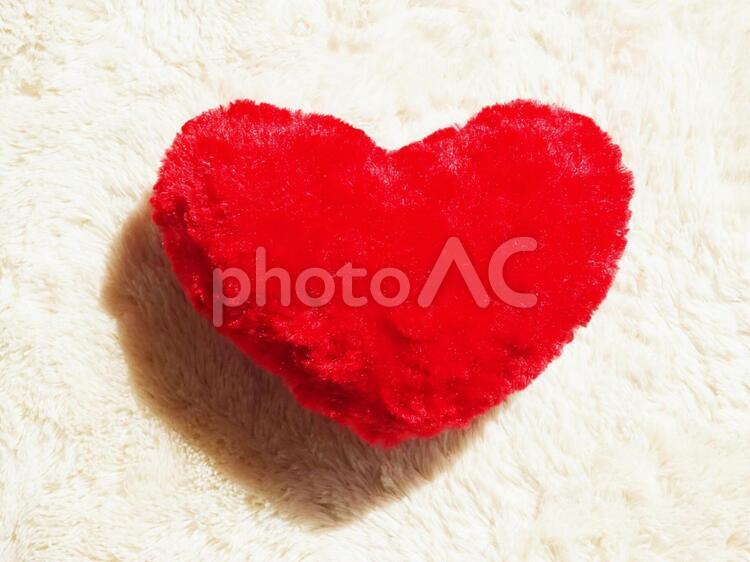 ふかふかのハート（影あり） ハート,heart,幸せの写真素材
