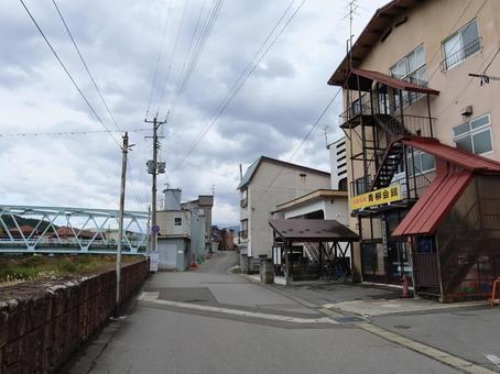 大鰐温泉 公衆浴場 青柳会館周辺 青森県,南津軽郡,大鰐町の写真素材
