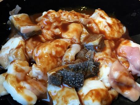 焼肉 黒モツ 焼肉 黒モツの写真