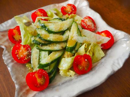 野菜サラダ サラダ,ダイエットレシピ,副菜の写真素材