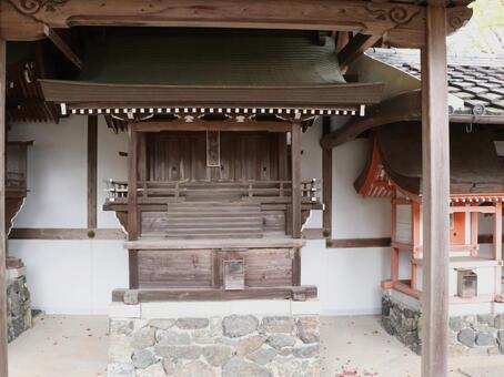 善峯寺　鎮守社弁財天堂 善峯寺,鎮守社,弁財天堂の写真素材