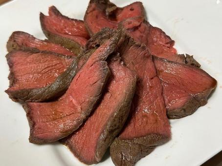 ローストビーフ ローストビーフ,料理,クリスマスの写真素材