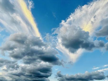 Photo, sky, cloud, evening, 