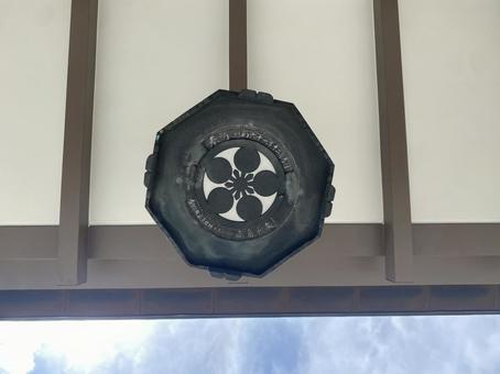 下から見た提灯 旅,景色,湯島天神の写真素材