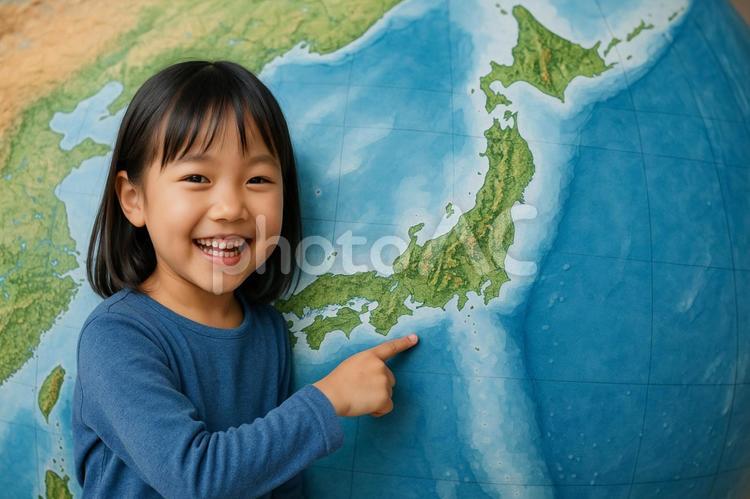 日本列島 日本列島,日本,地図の写真素材
