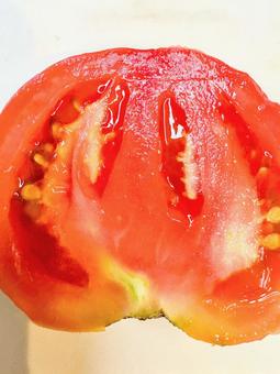 Photo, tomato, cross section, red, 