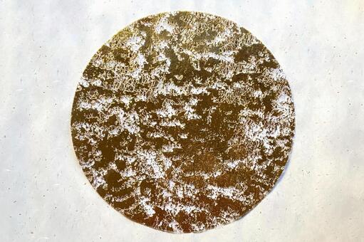 正月素材 お正月,和紙,金の丸の写真素材