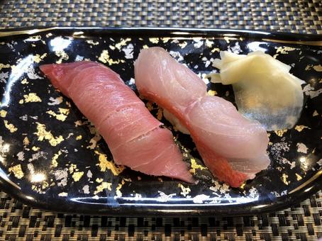 Photo, sushi, waląc, garść sushi, 