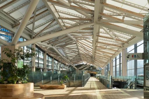 高輪ゲートウェイ駅 高輪ゲートウェイ駅 駅,駅舎,jrの写真素材