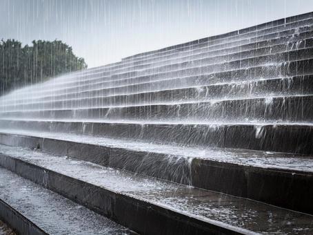 大雨の階段_AS000009 大雨の階段_AS000009の写真