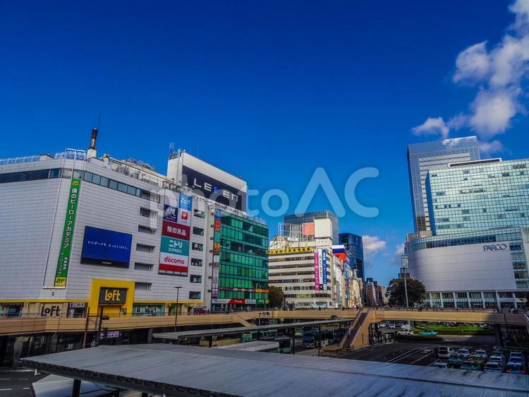 【宮城県】仙台駅西口 仙台駅西口,仙台駅,宮城県の写真素材