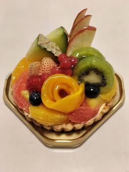 フルーツタルト フルーツタルト ケーキ,タルト,フルーツタルトの写真素材