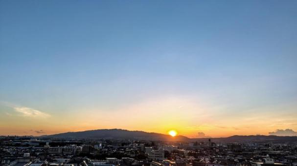 夕日 夕日の写真