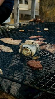 サザエのつぼ焼き サザエのつぼ焼き グルメ,バーベキュー,bbqの写真素材