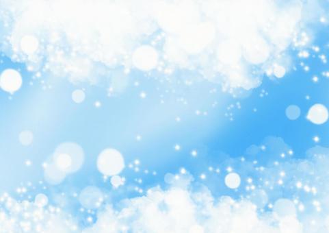 Fluffy clouds and glittering sky background, JPG Fluffy clouds and glittering sky background, JPG