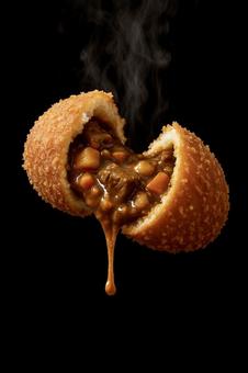 とろけるアツアツカレーパン とろけるアツアツカレーパンの写真