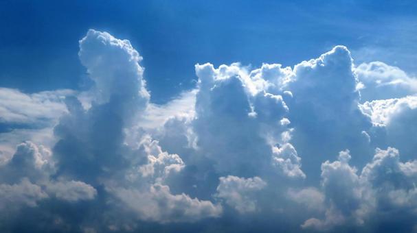 Photo, cloud, cumulus, white clouds, 