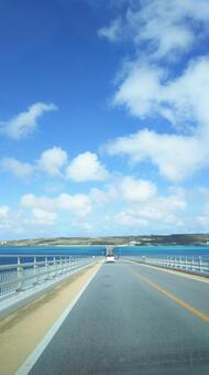 ドライブ ドライブ,空,風景の写真素材