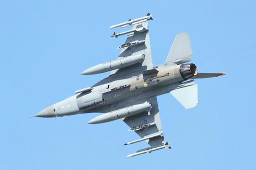 F-16CM F-16CM 軍用機,戦闘機,fー16の写真素材