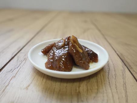 大豆肉の佃煮 大豆肉の佃煮の写真