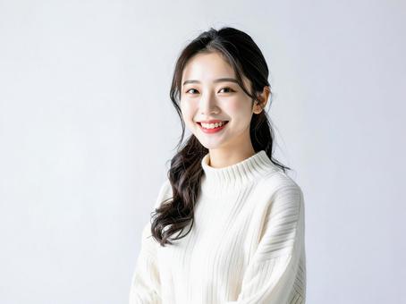 AI-generated image of a young Japanese woman  , female, people, young, JPG
