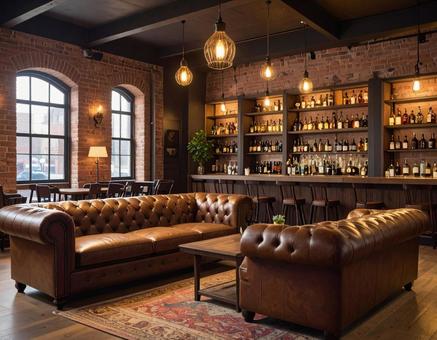 飲食店　店内　レストランの写真