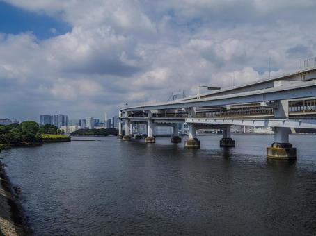 【東京都】レインボーブリッジ遊歩道 【東京都】レインボーブリッジ遊歩道の写真