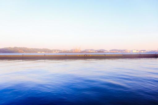 朝の海岸 朝の海岸の写真