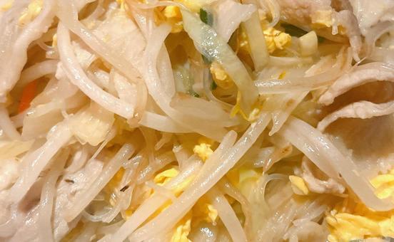 ビーフン肉野菜炒め ビーフン肉野菜炒め ビーフン肉野菜炒め,中華,中華料理の写真素材
