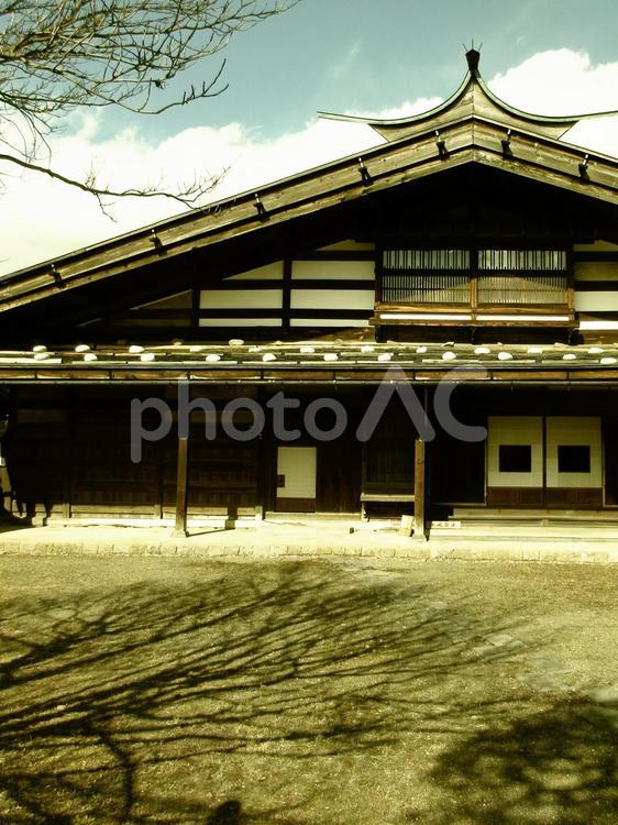 長野県-堀内家住宅 堀内家住宅,重要文化財,家の写真素材