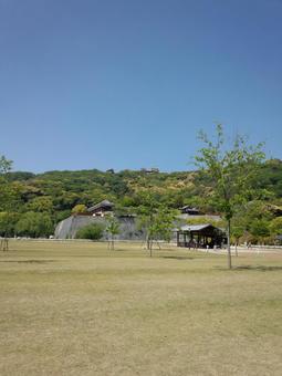松山城山公園3 松山城山公園3 城山公園,松山城,松山の写真素材