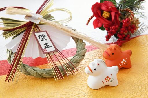 お正月　イメージ お正月,正月,干支の写真素材